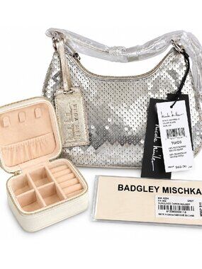 BUNDLE #4 🖤🖤 Nicole Miller Sequin Bag & Jewelry Organizer 🖤🖤